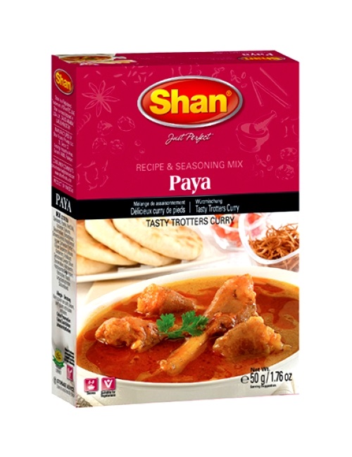Mix di spezie per curry di capra Paya - Shan 50g.